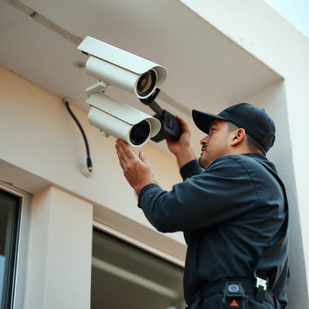 Locksmith Chick business security cameras on-site in 30A, FL
