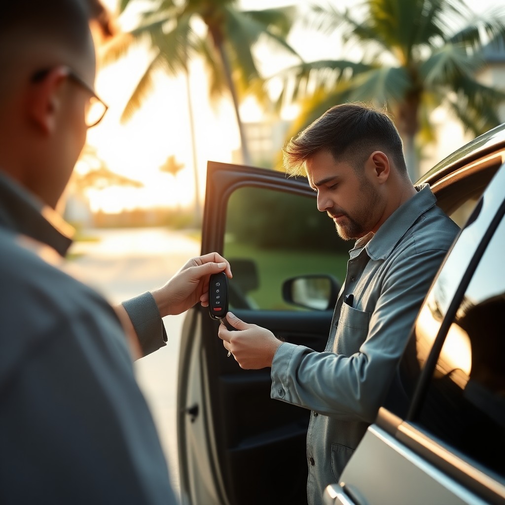 Locksmith Chick car key replacement on-site in 30A, FL