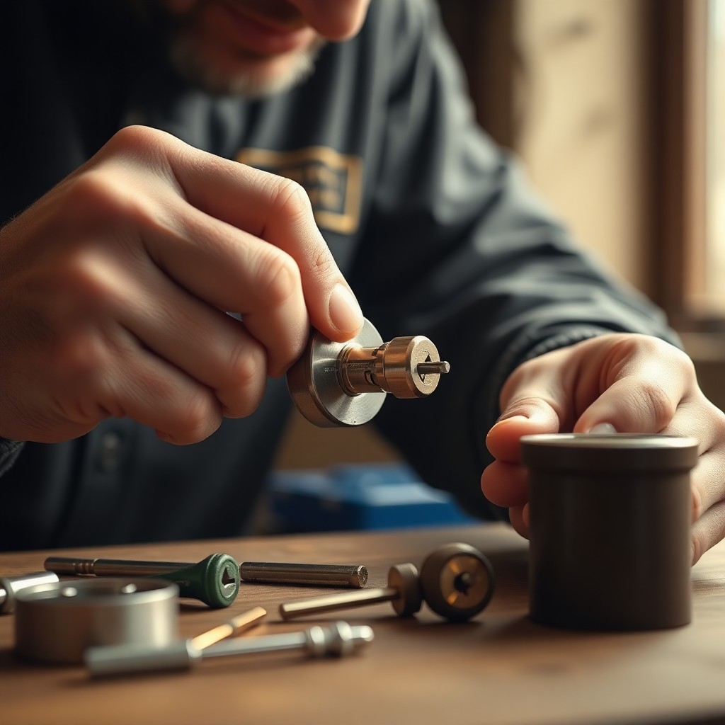 Locksmith Chick rekey service on-site in Atmore, FL