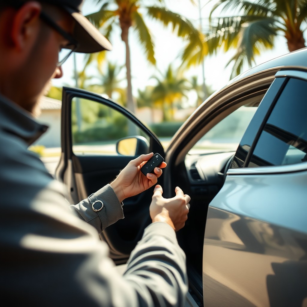Locksmith Chick car key replacement on-site in Bagdad, FL