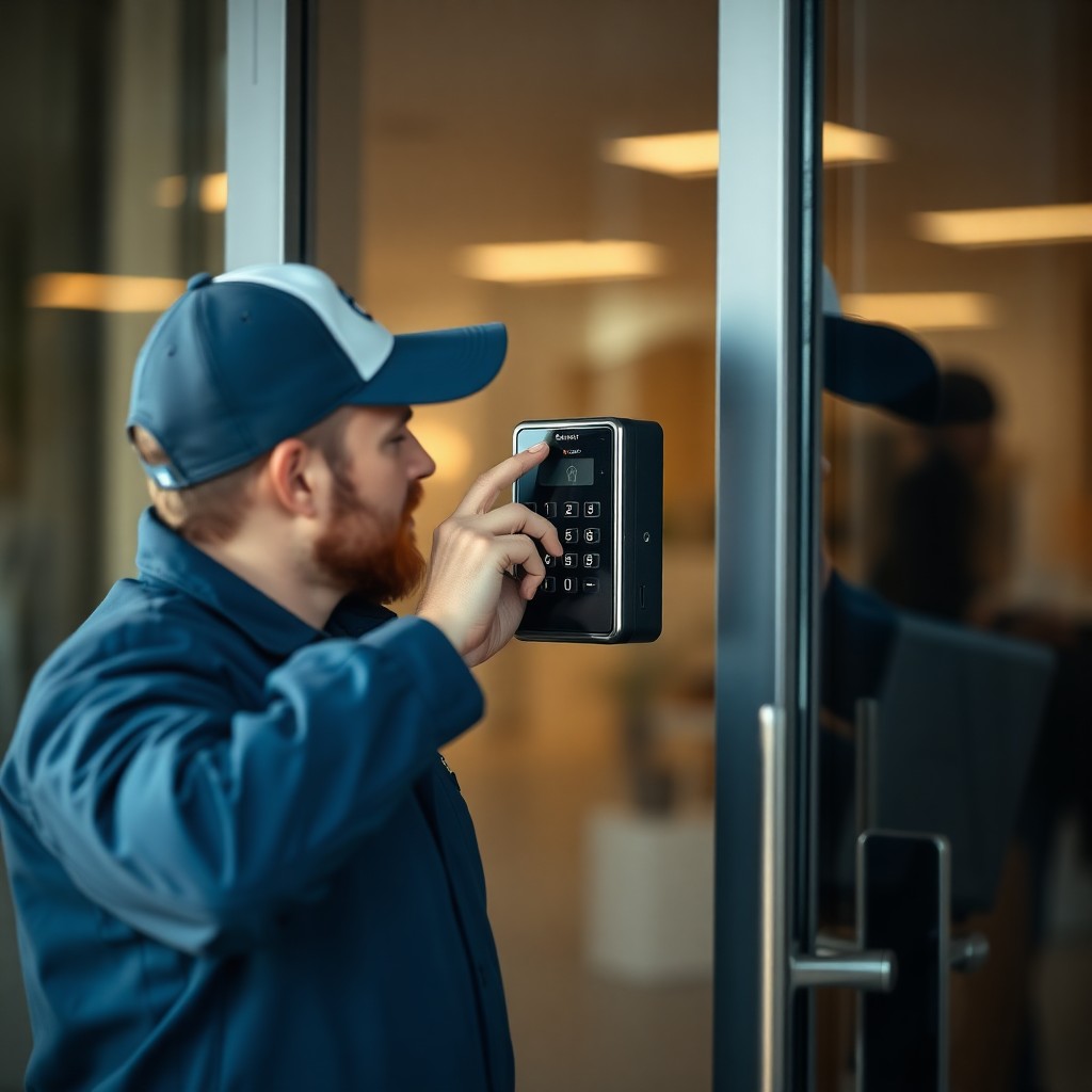 Locksmith Chick access control installation on-site in Bluewater Bay, FL