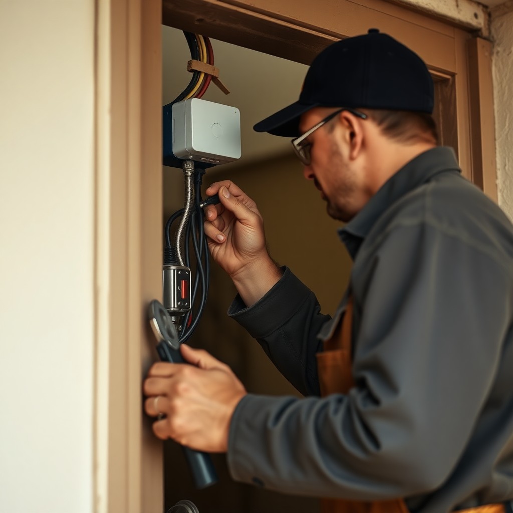 Locksmith Chick electronic lock service on-site in Bluewater Bay, FL