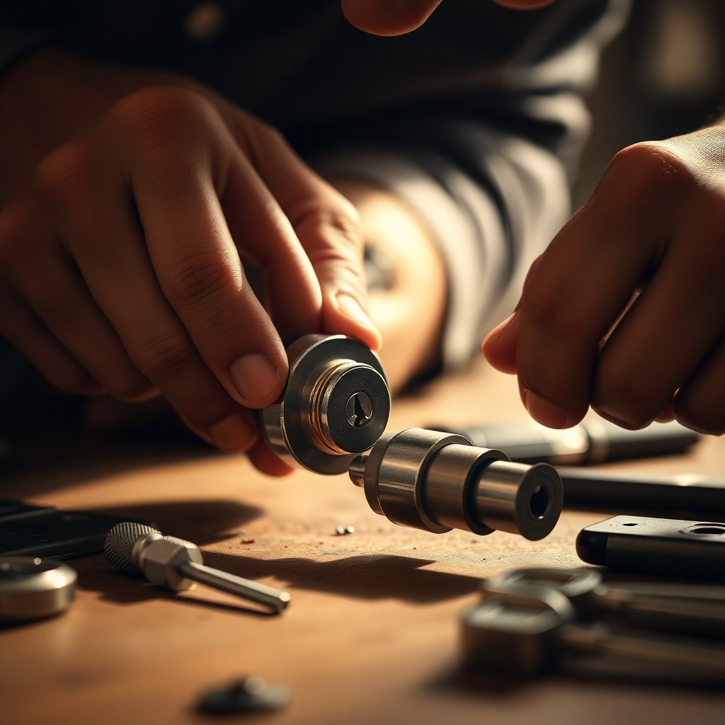 Locksmith Chick rekey service on-site in Brewton, FL