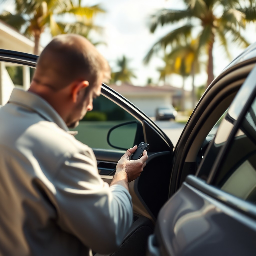 Locksmith Chick car key replacement on-site in Century, FL