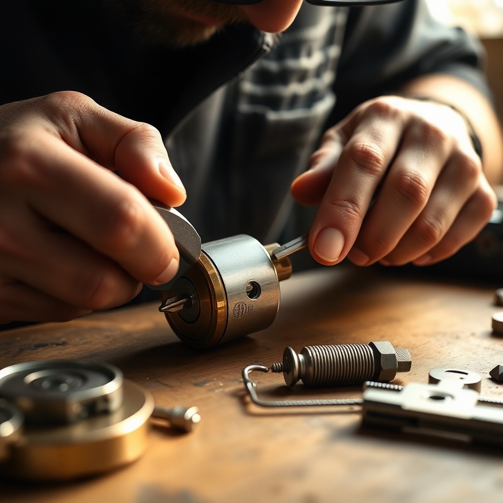 Locksmith Chick rekey service on-site in Century, FL