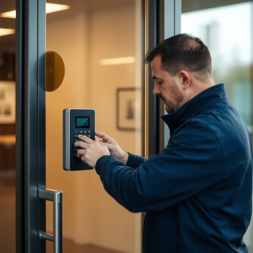 Locksmith Chick access control installation on-site in Crestview, FL