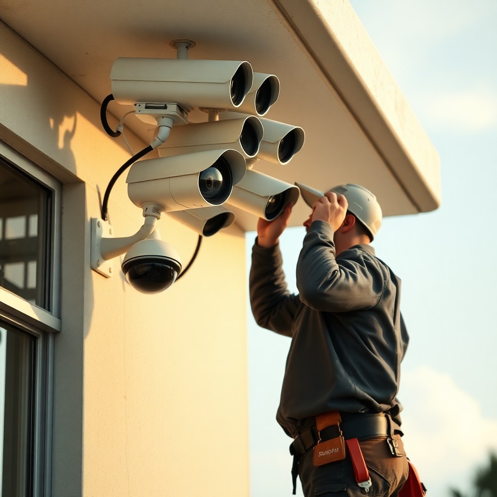 Locksmith Chick business security cameras on-site in Crestview, FL