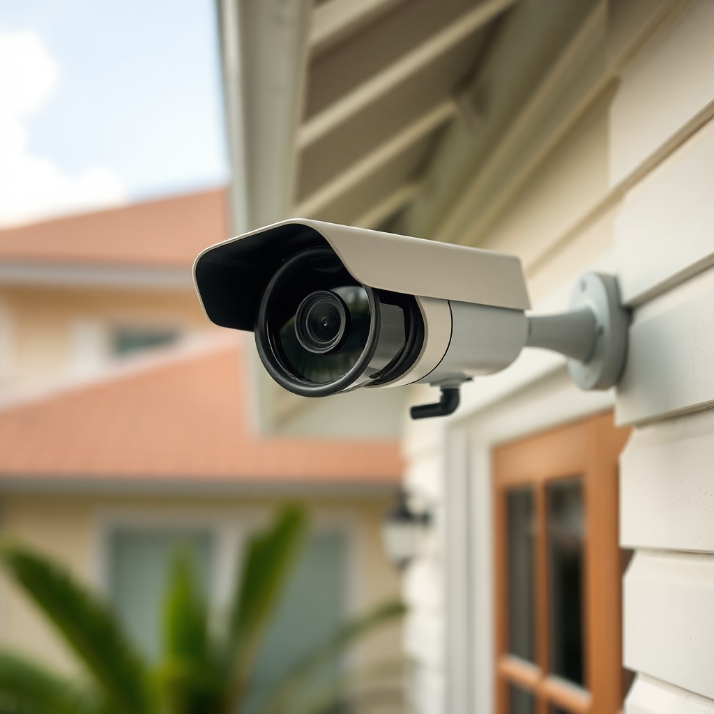 Locksmith Chick outdoor security cameras on-site in Crestview, FL
