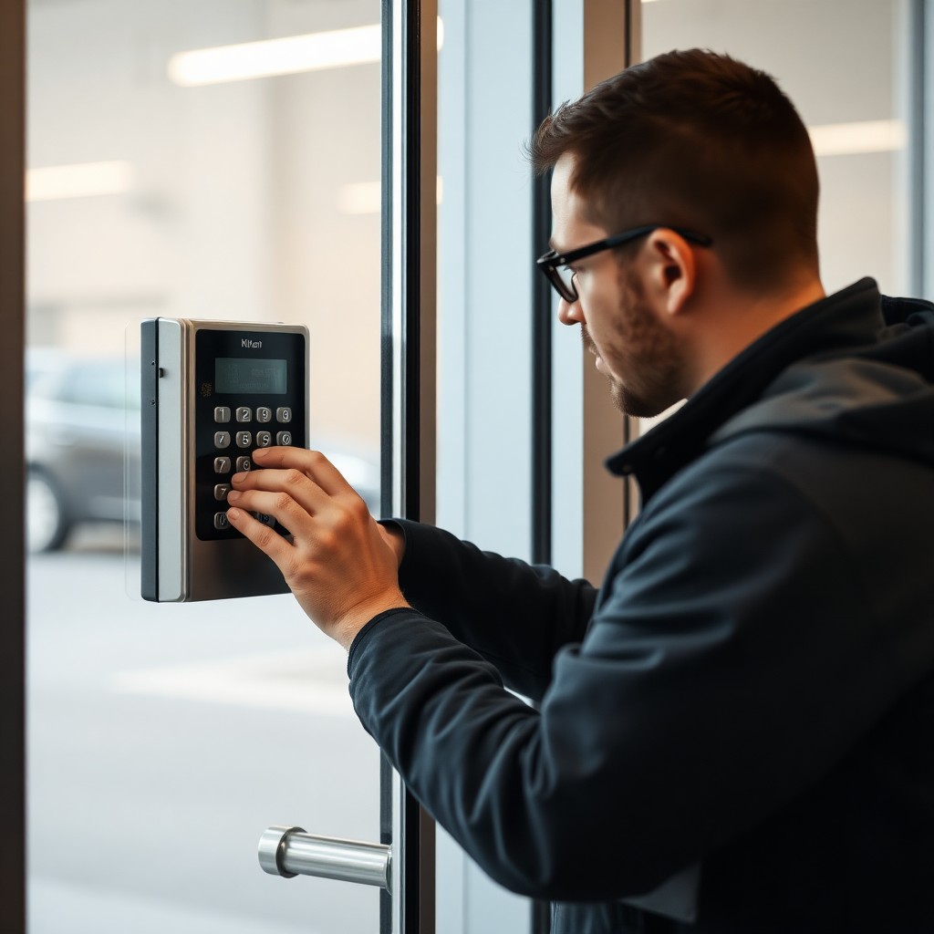 Locksmith Chick access control installation on-site in Defuniak Springs, FL