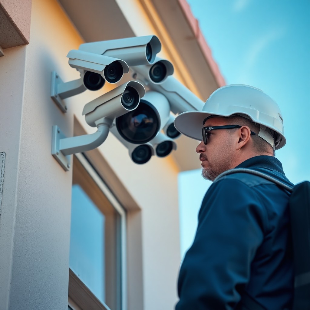 Locksmith Chick business security cameras on-site in Defuniak Springs, FL