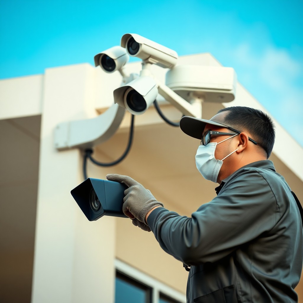 Locksmith Chick business security cameras on-site in Destin, FL