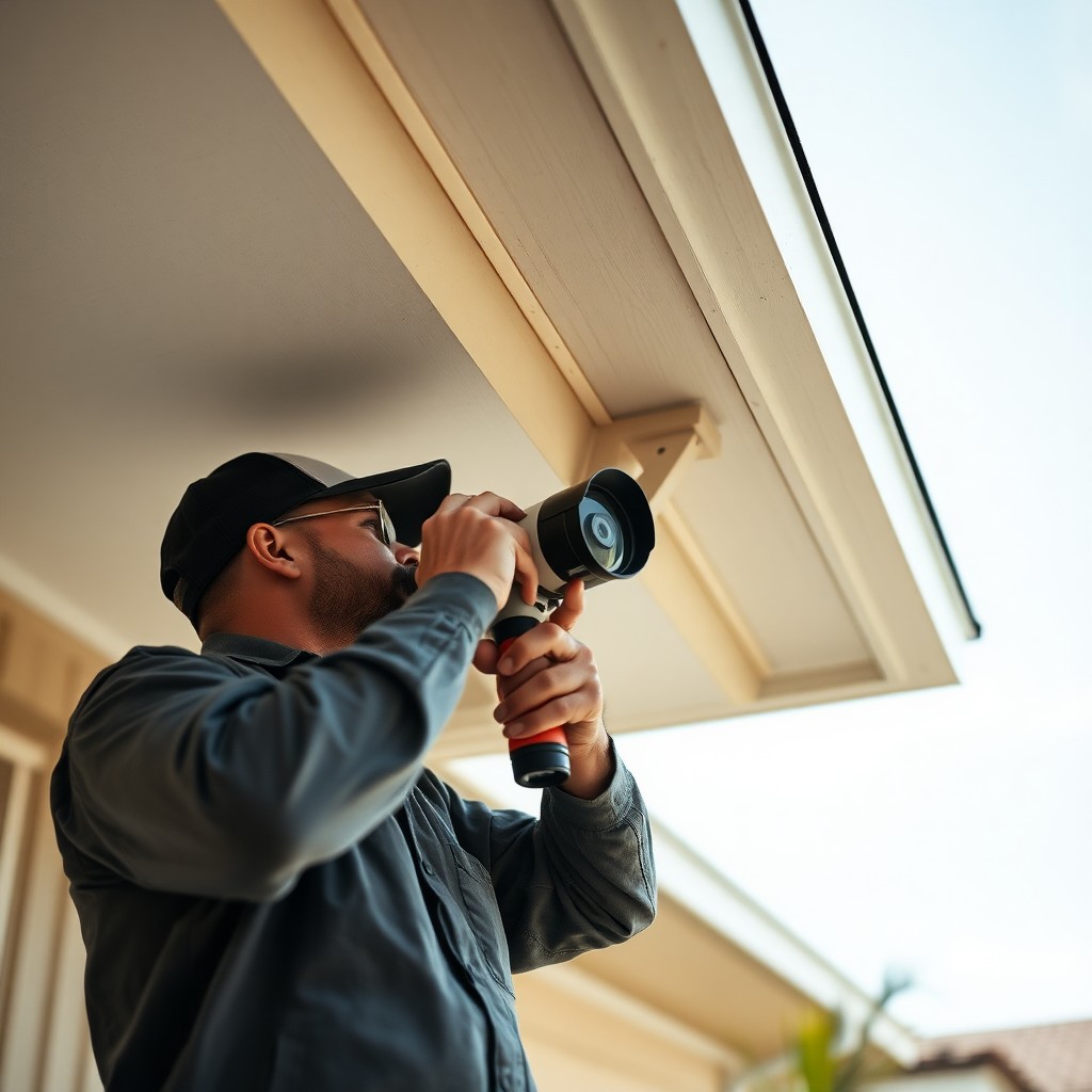 Locksmith Chick security camera installation on-site in Destin, FL