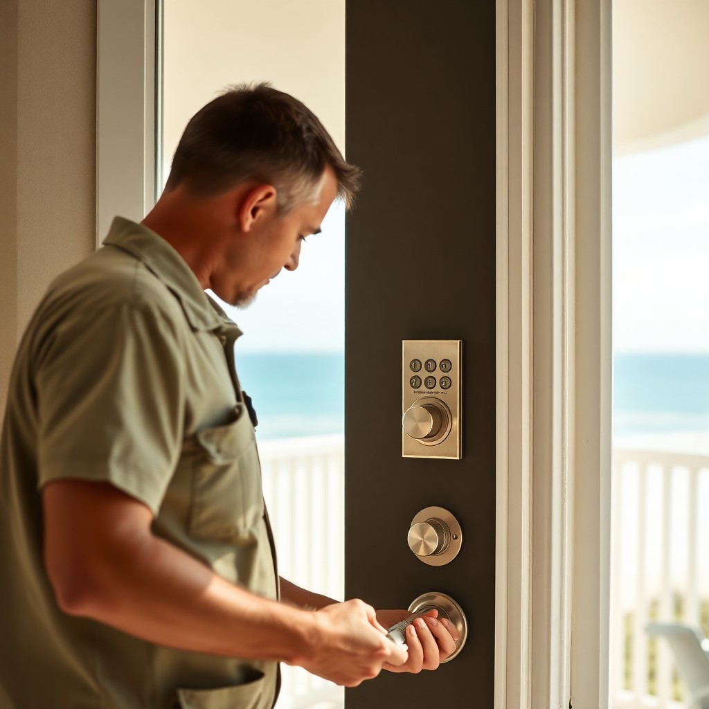 Locksmith Chick vacation rental locks on-site in Destin, FL