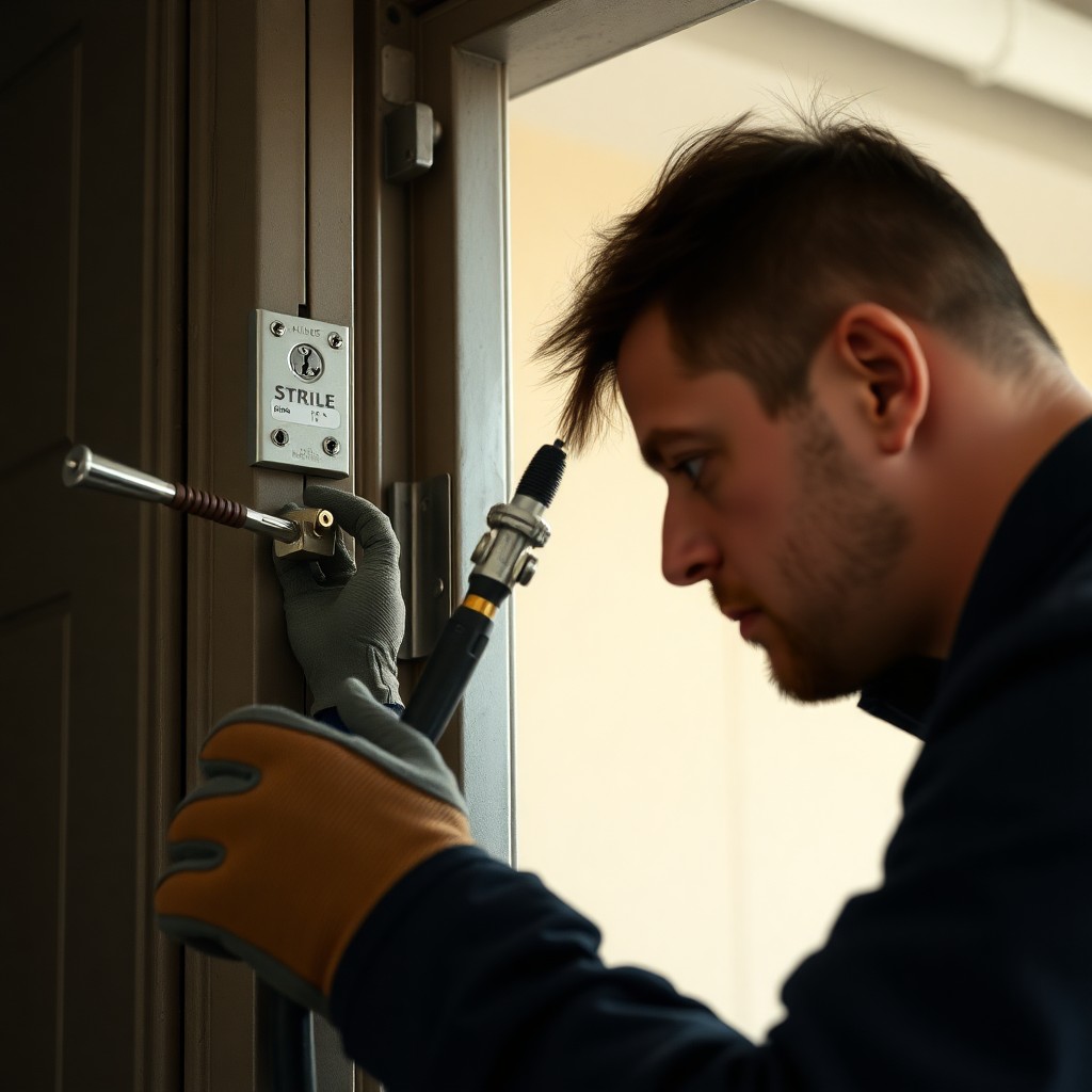Locksmith Chick electronic lock service on-site in Dune Allen Beach, FL