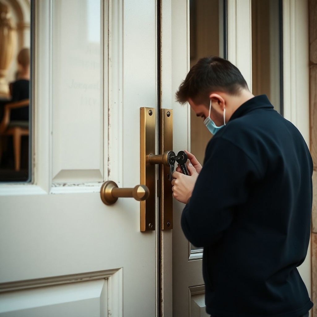 Locksmith Chick multipoint lock repair on-site in Dune Allen Beach, FL
