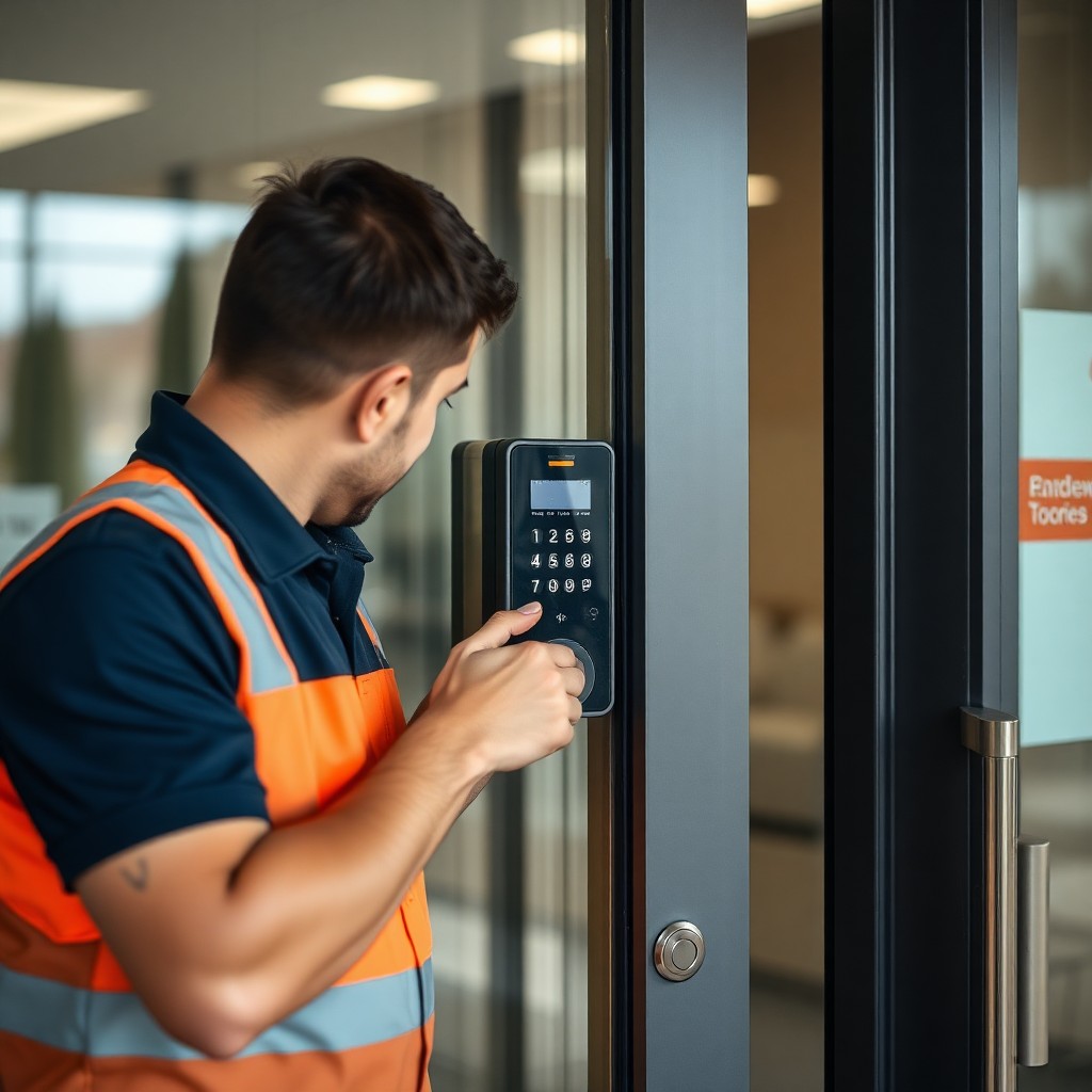Locksmith Chick access control installation on-site in Eglin AFB, FL