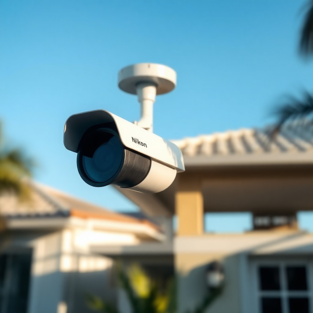 Locksmith Chick outdoor security cameras on-site in Eglin AFB, FL