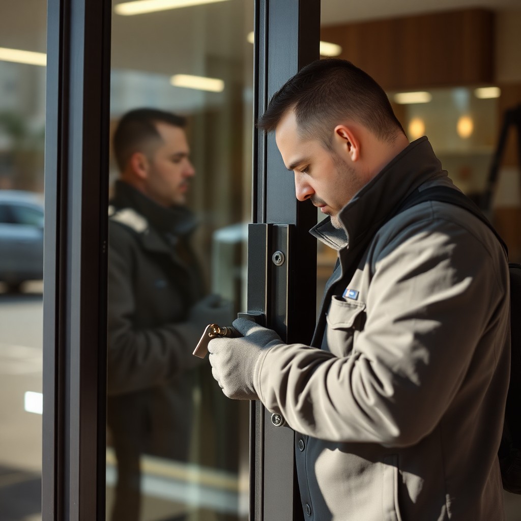 Locksmith Chick commercial locksmith on-site in Fort Walton Beach, FL