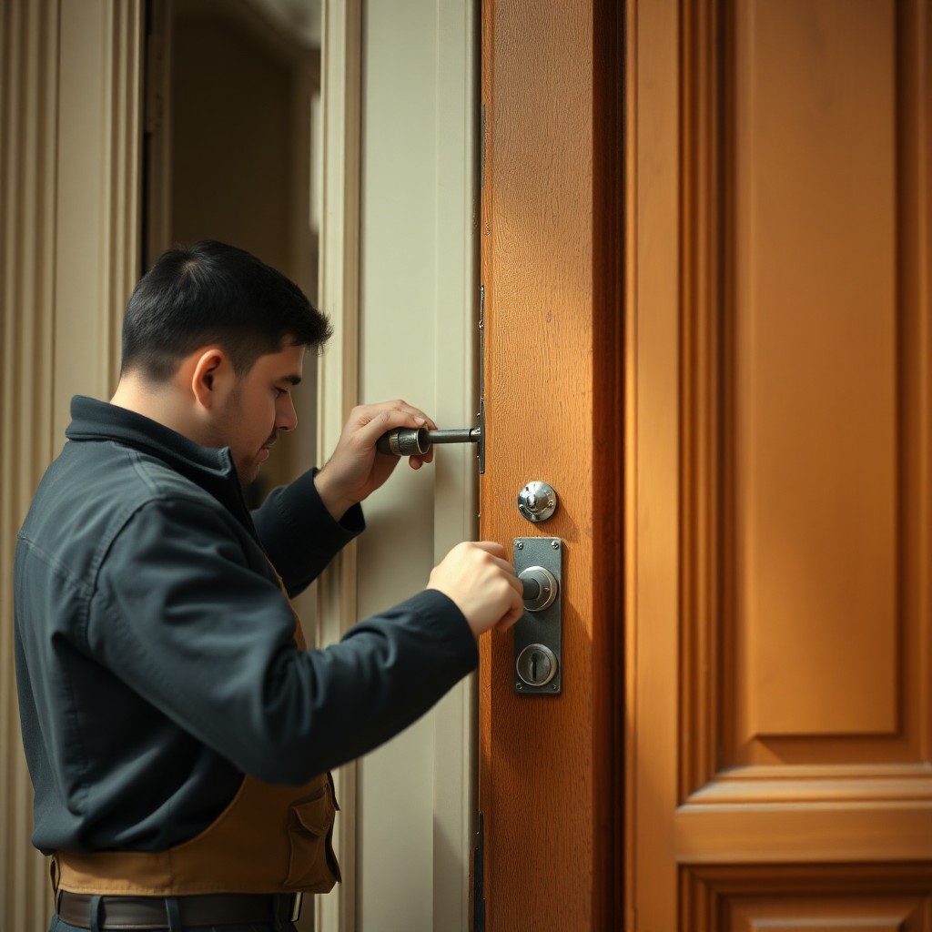 Locksmith Chick multipoint lock repair on-site in Freeport, FL