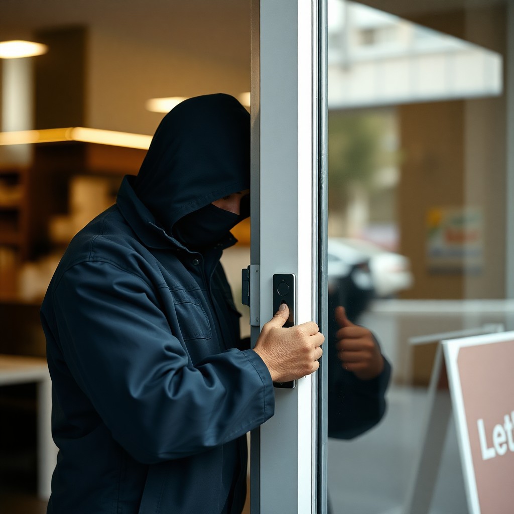 Locksmith Chick commercial locksmith on-site in Grayton Beach, FL