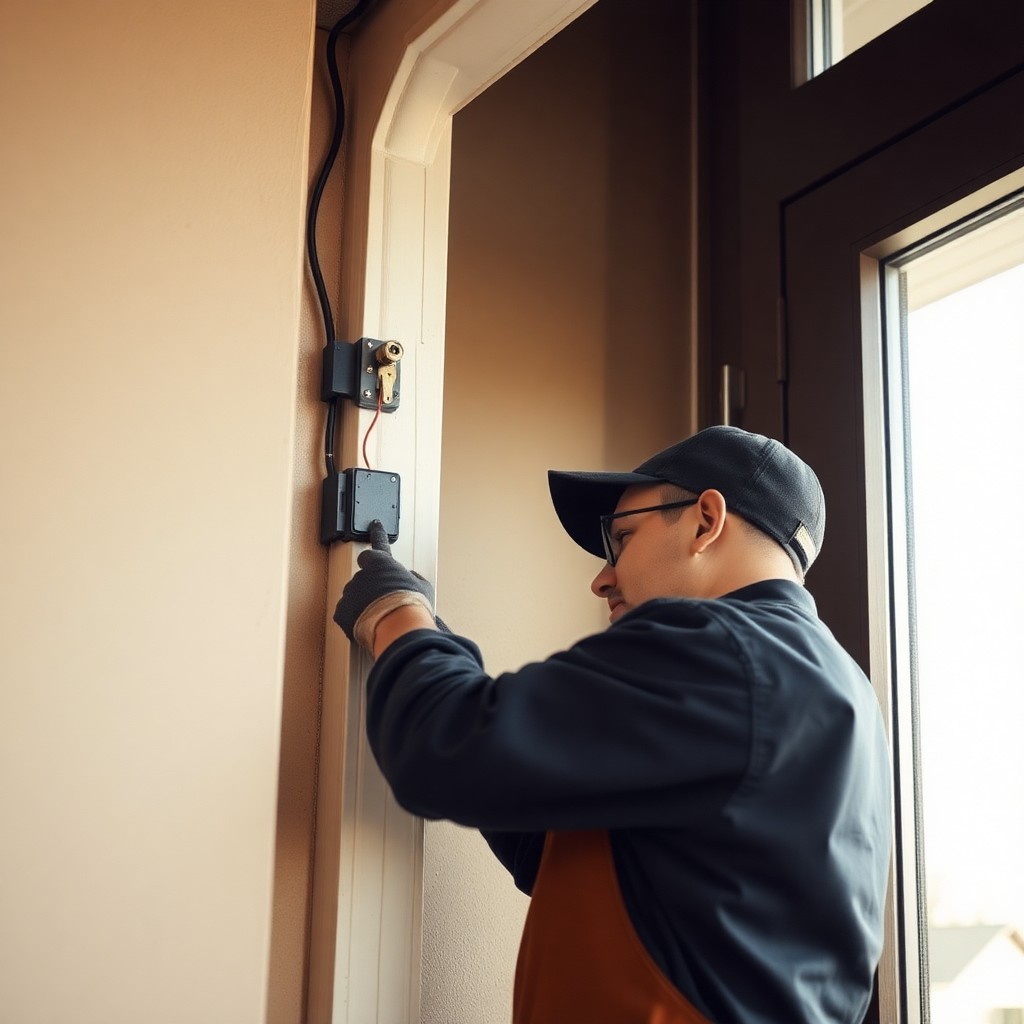 Locksmith Chick electronic lock service on-site in Grayton Beach, FL