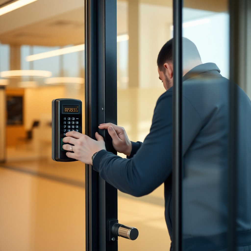 Locksmith Chick access control installation on-site in Hurlburt Field, FL
