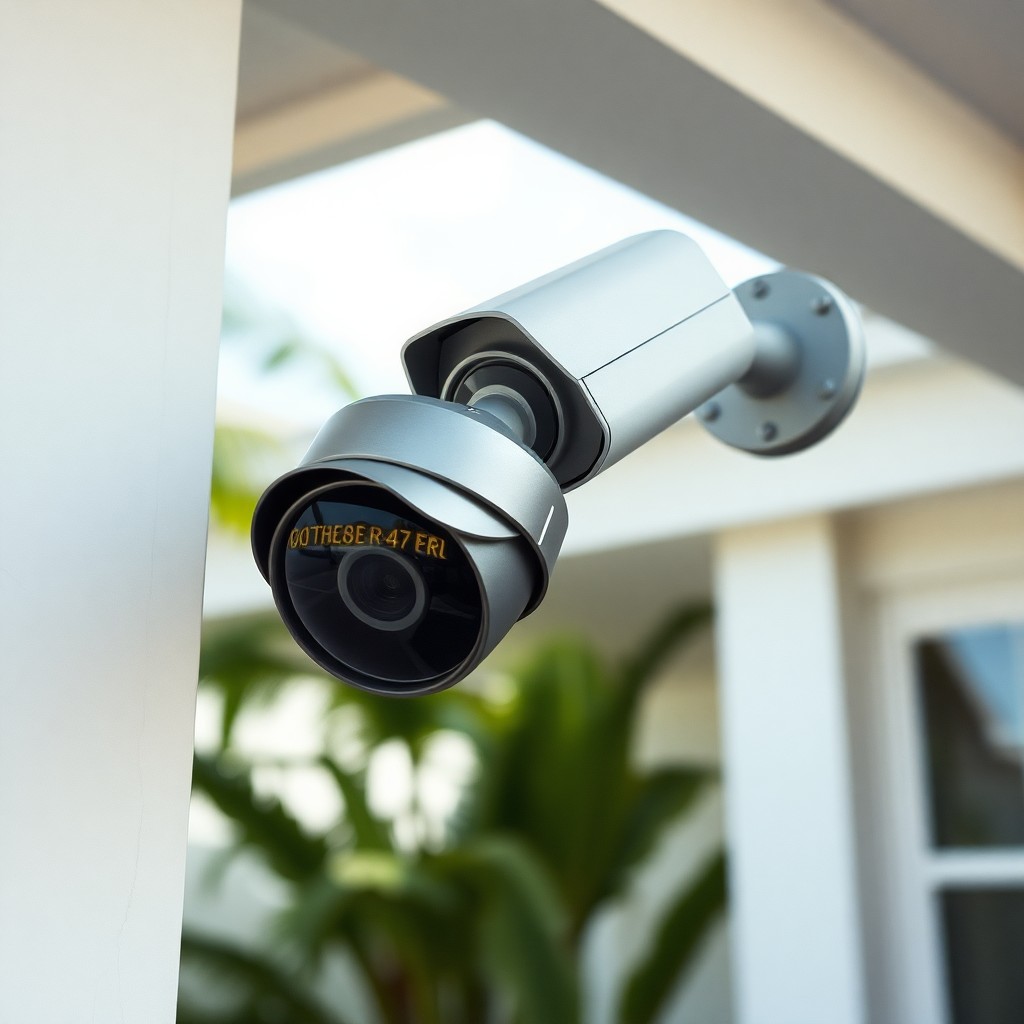 Locksmith Chick outdoor security cameras on-site in Hurlburt Field, FL