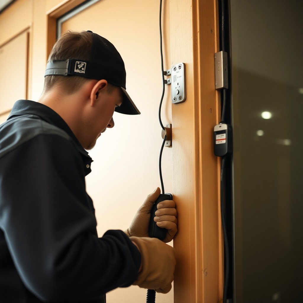 Locksmith Chick electronic lock service on-site in Kelly Plantation, FL