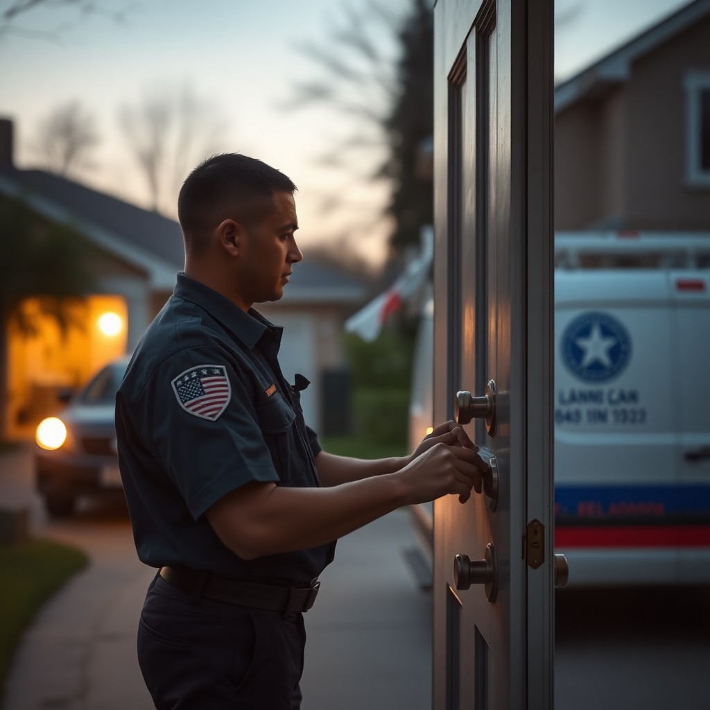 Locksmith Chick emergency locksmith on-site in Kelly Plantation, FL