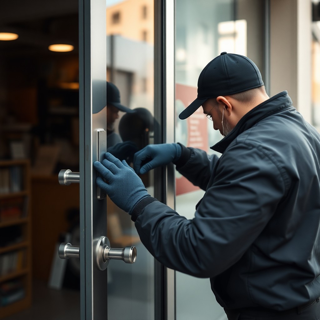 Locksmith Chick commercial locksmith on-site in Mary Esther, FL