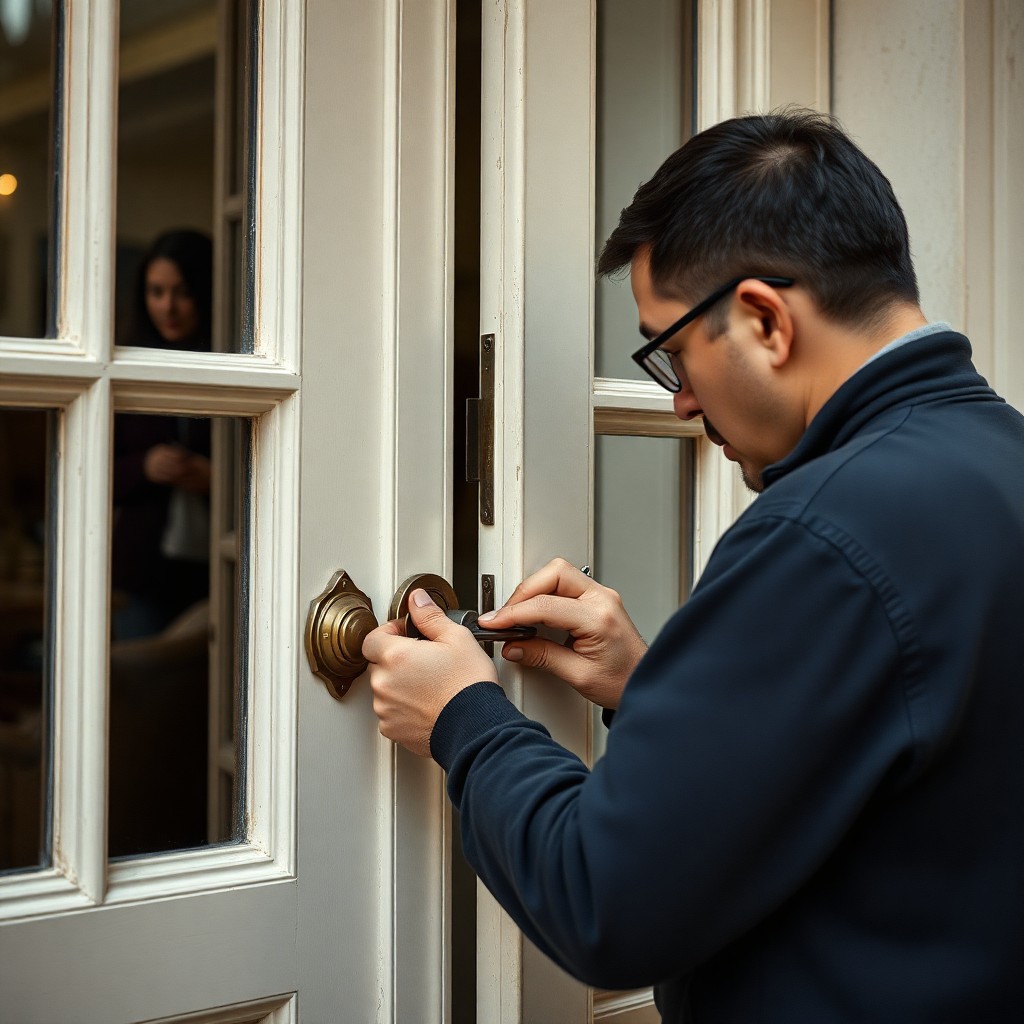 Locksmith Chick multipoint lock repair on-site in Mary Esther, FL