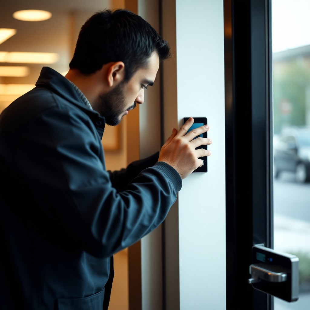 Locksmith Chick access control installation on-site in Miramar Beach, FL