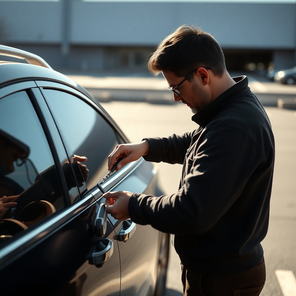 Locksmith Chick car lockout service on-site in Miramar Beach, FL