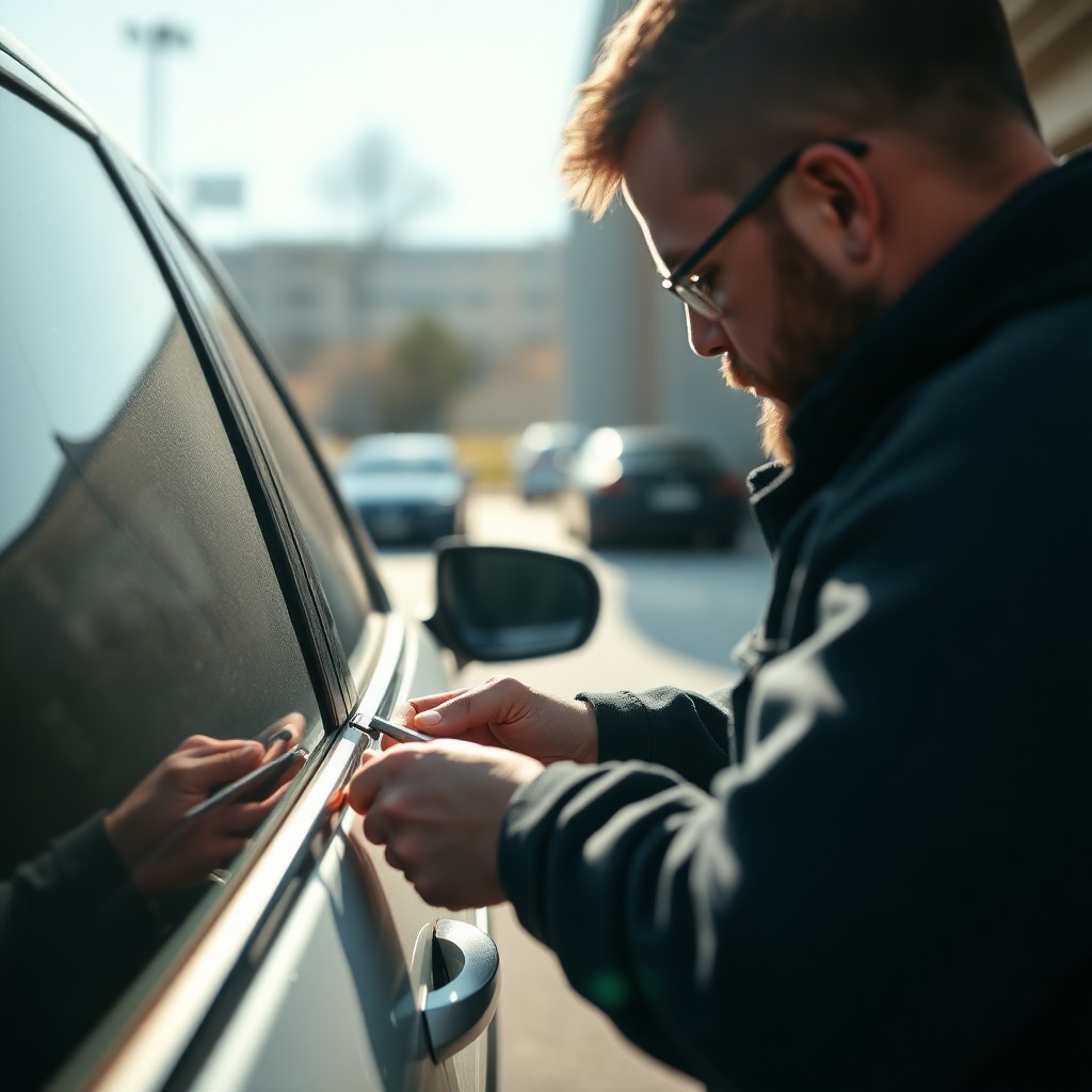 Locksmith Chick car lockout service on-site in Molino, FL