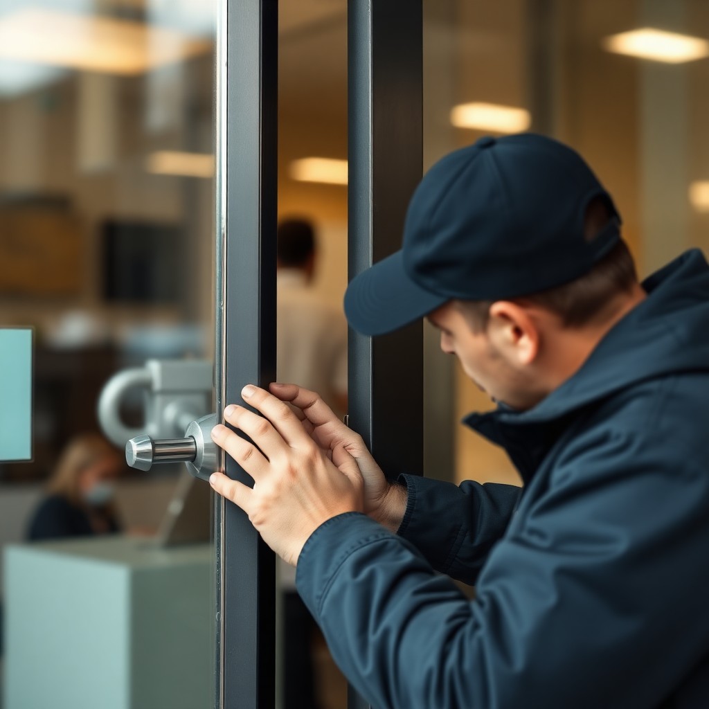 Locksmith Chick commercial locksmith on-site in Molino, FL