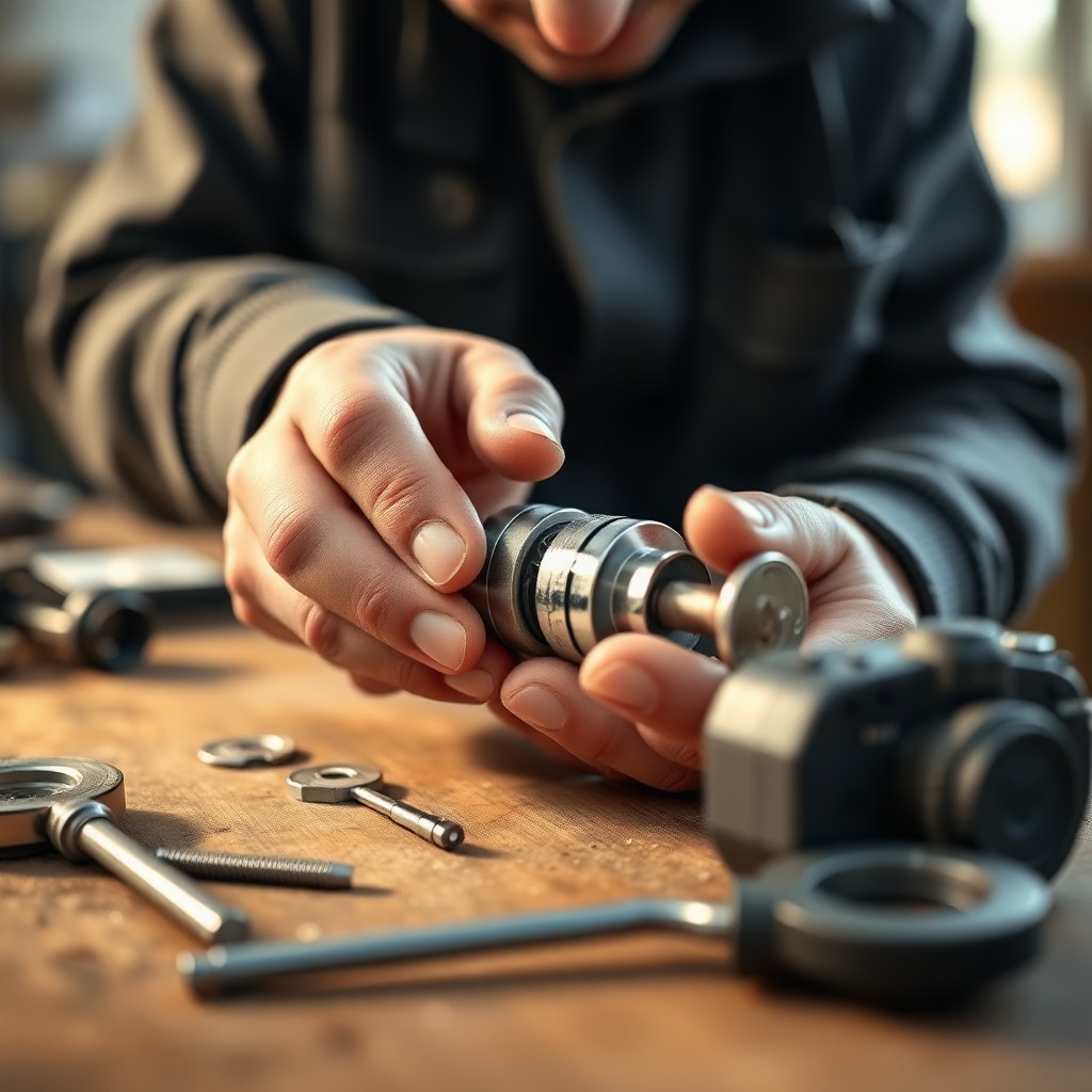 Locksmith Chick rekey service on-site in Molino, FL