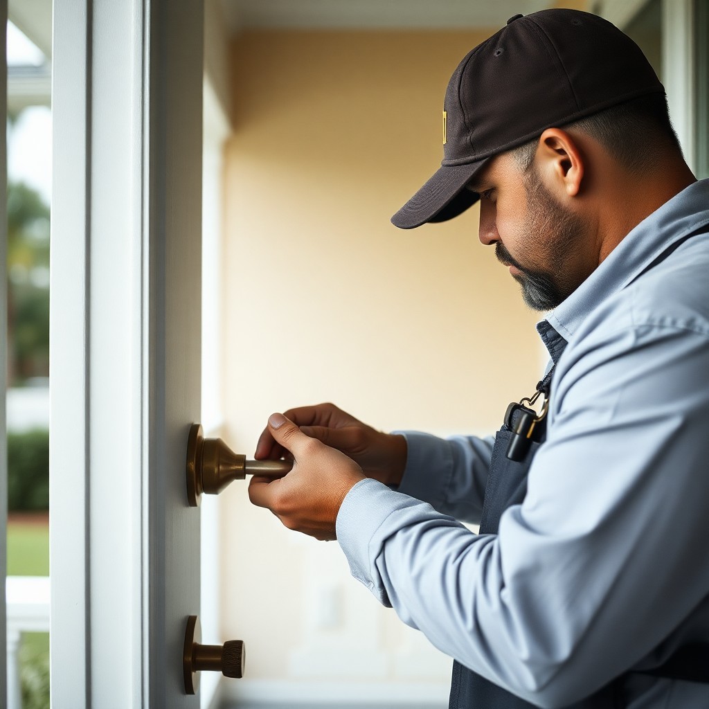 Locksmith Chick house lockout service on-site in Navarre, FL