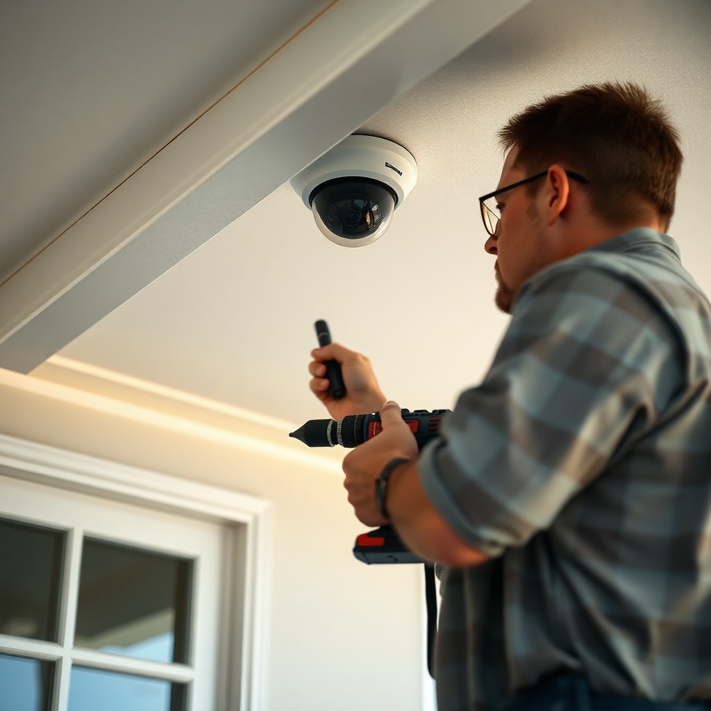 Locksmith Chick security camera installation on-site in Navarre, FL