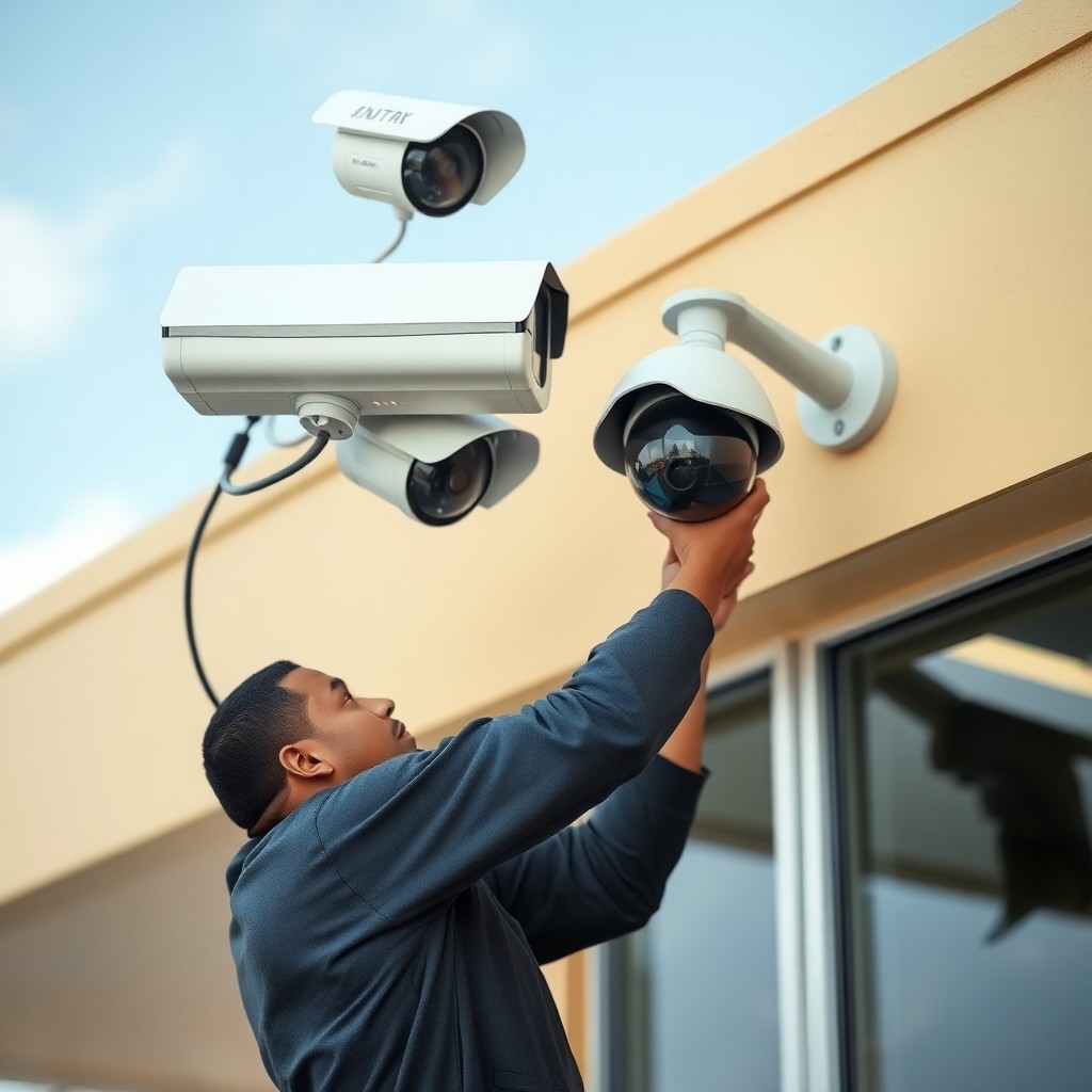 Locksmith Chick business security cameras on-site in Niceville, FL