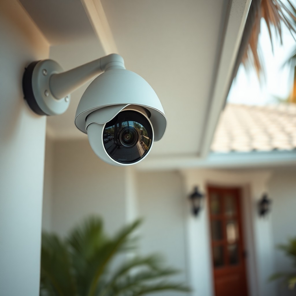Locksmith Chick outdoor security cameras on-site in Niceville, FL