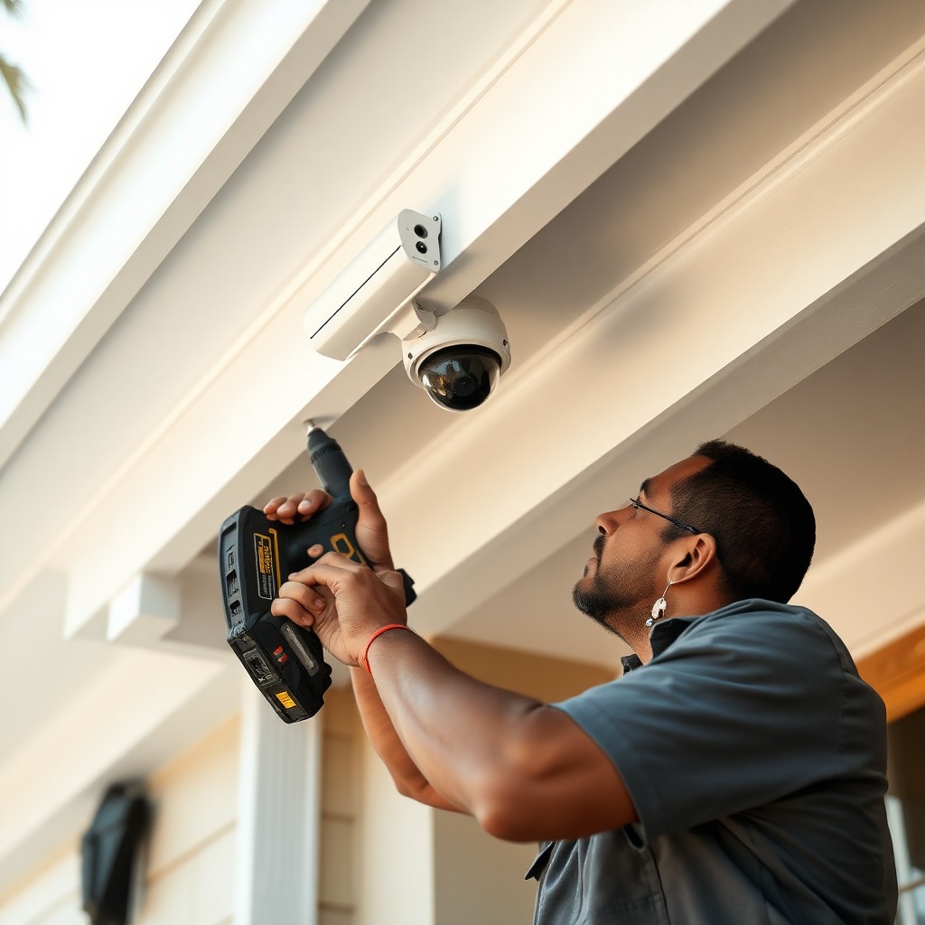 Locksmith Chick security camera installation on-site in Niceville, FL