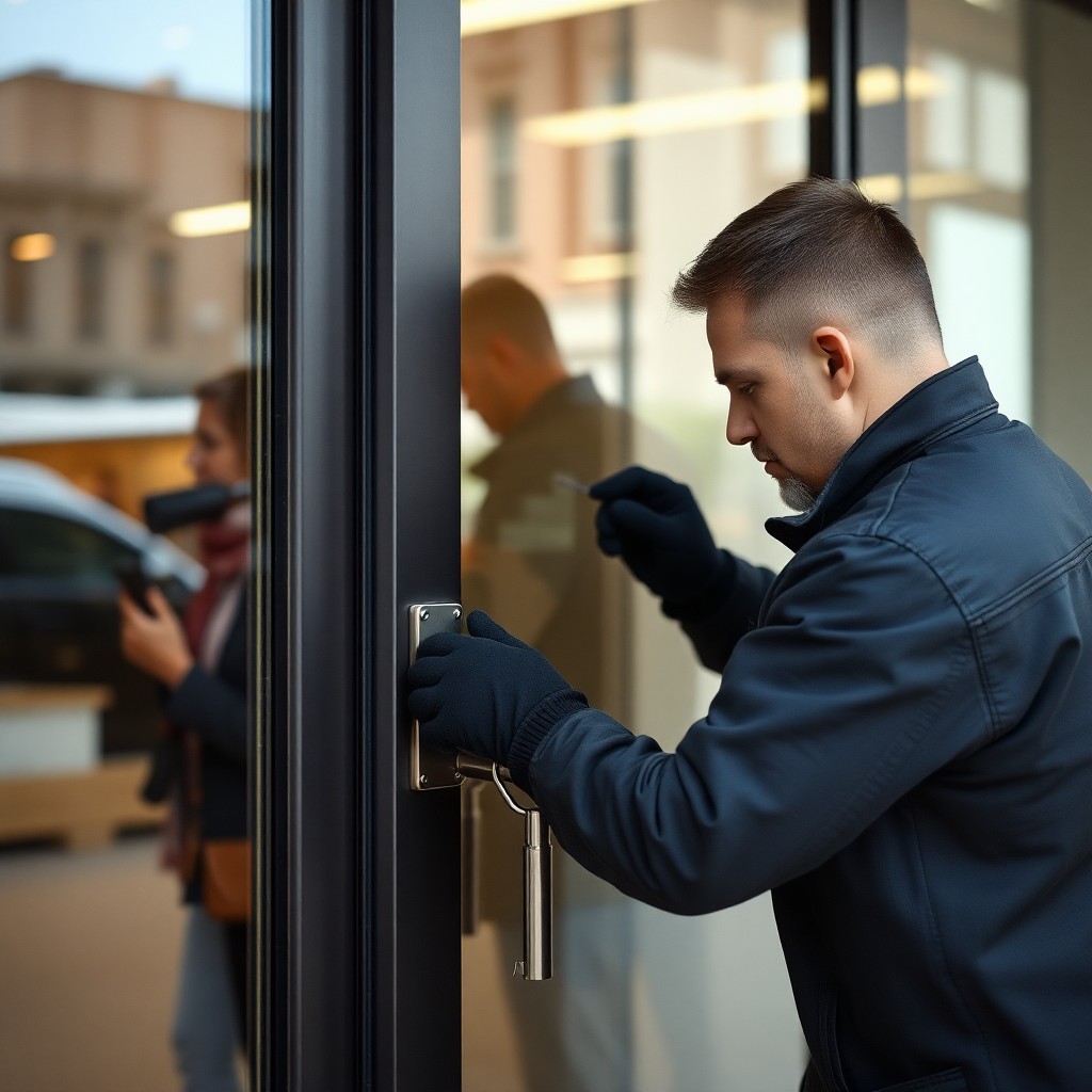 Locksmith Chick commercial locksmith on-site in Pace, FL