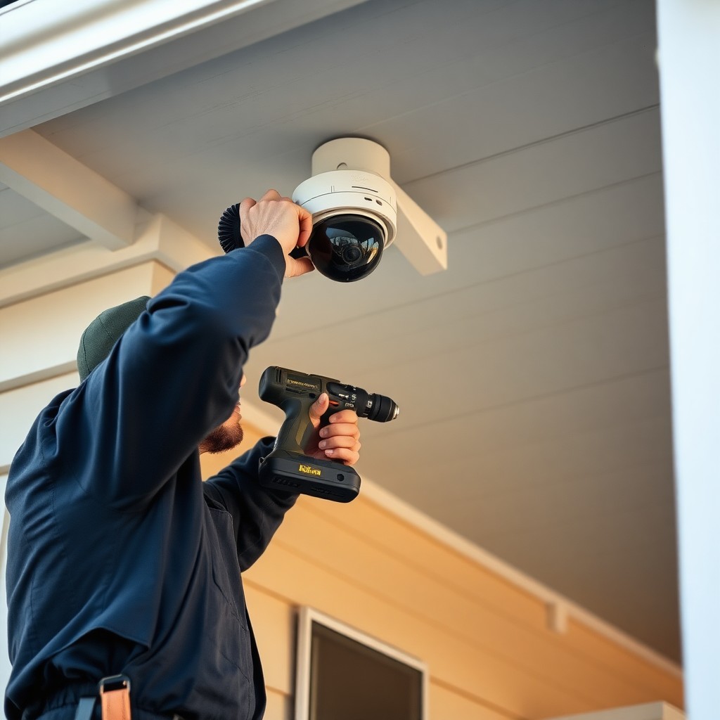 Locksmith Chick security camera installation on-site in Pace, FL