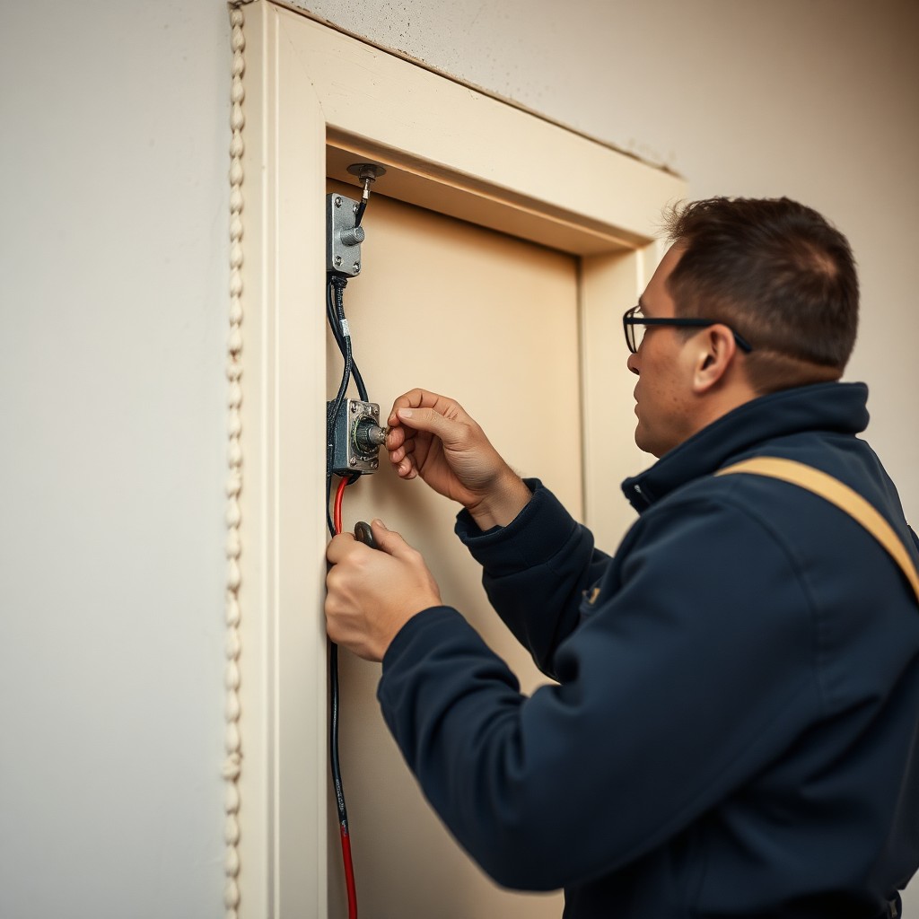 Locksmith Chick electronic lock service on-site in Panama City Beach, FL