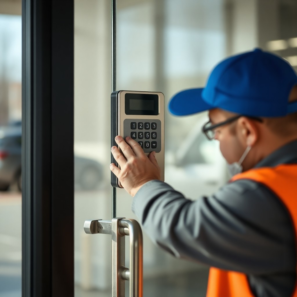 Locksmith Chick access control installation on-site in Pensacola, FL