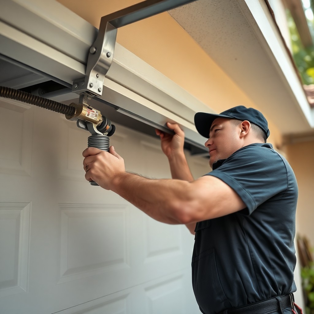 Locksmith Chick garage door repair on-site in Pensacola, FL
