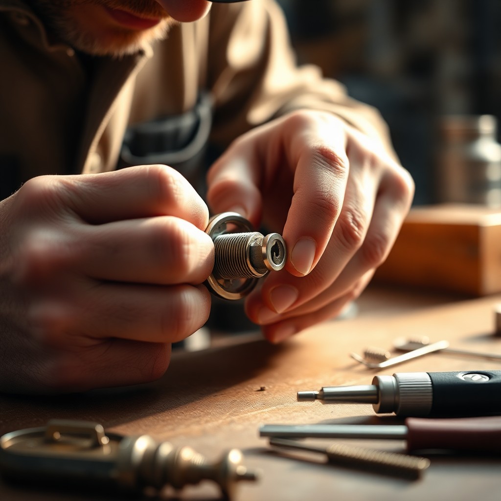 Locksmith Chick rekey service on-site in Perdido Key, FL