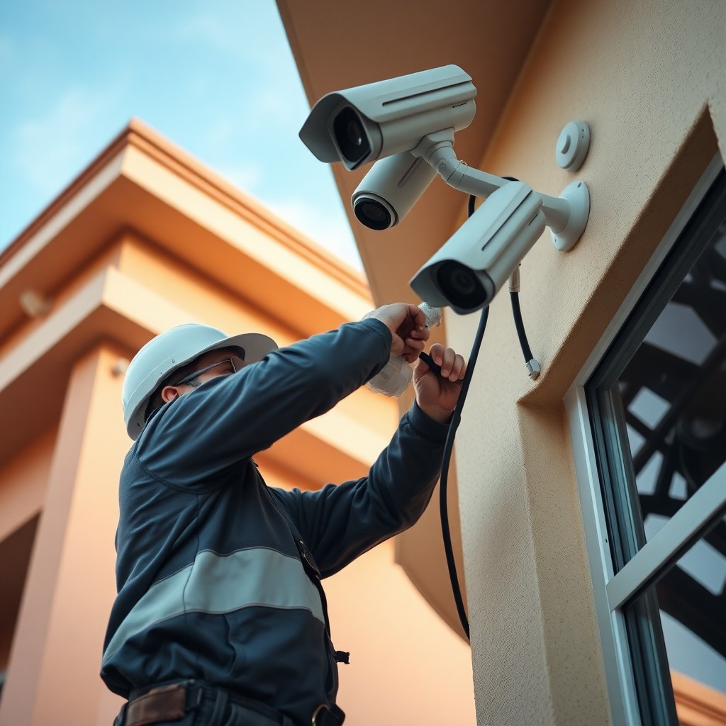 Locksmith Chick business security cameras on-site in Sandestin, FL