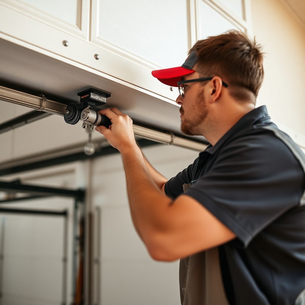 Locksmith Chick garage door repair on-site in Santa Rosa Beach, FL