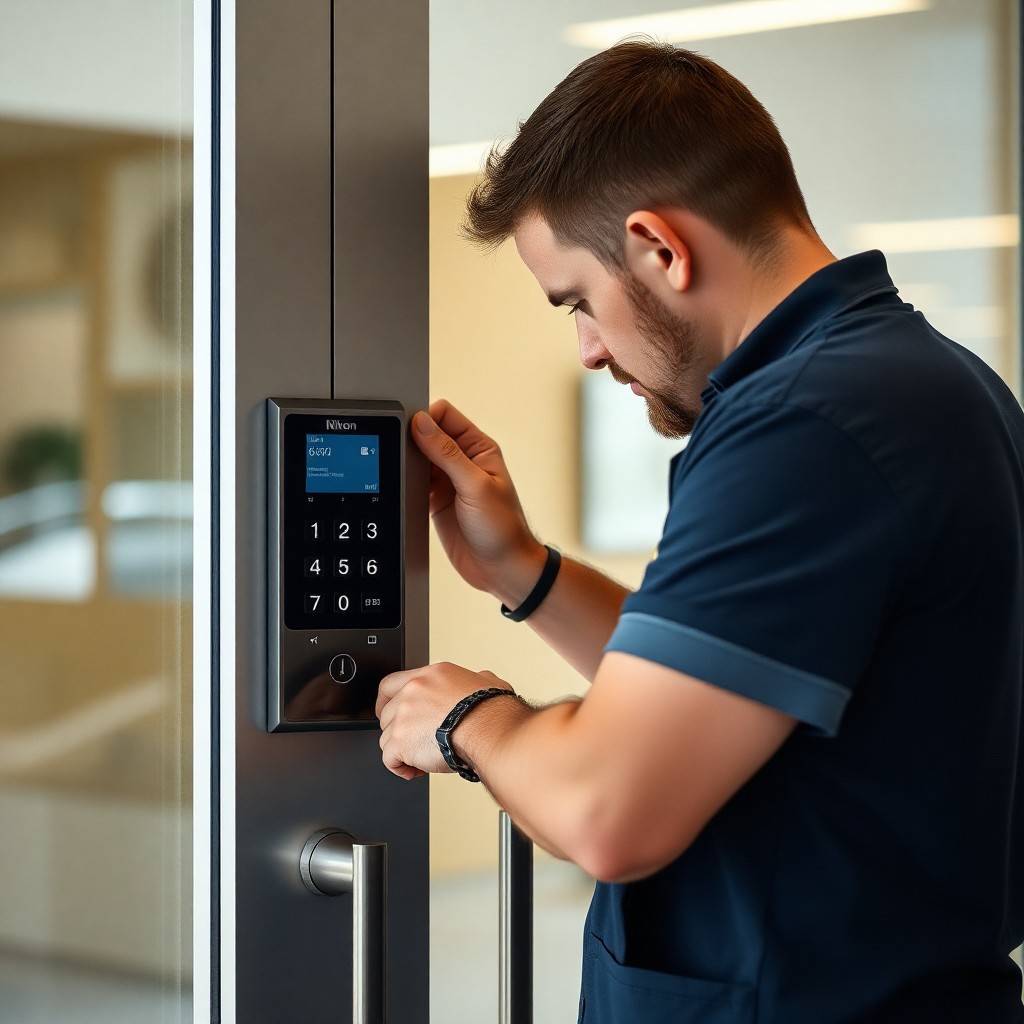 Locksmith Chick access control installation on-site in Seacrest, FL